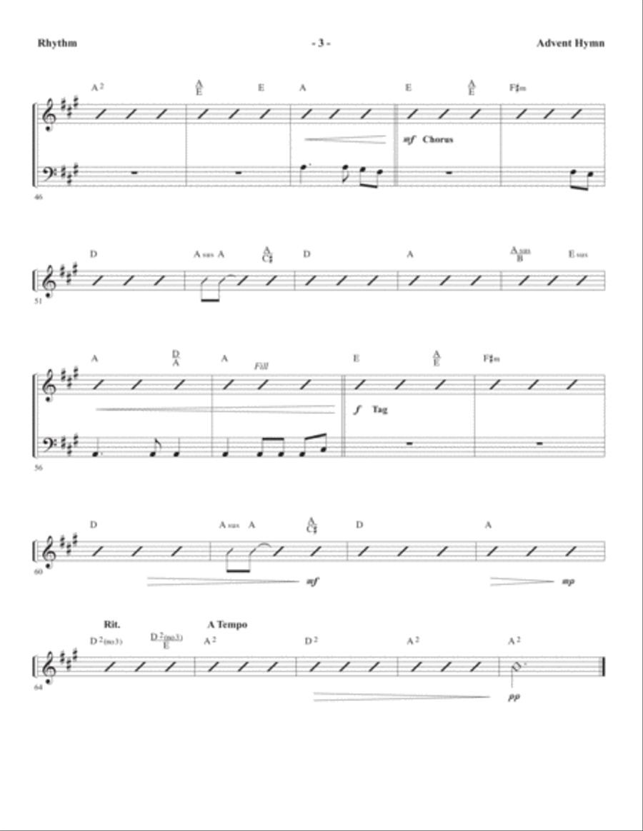 The Thrill of Hope (A New Service of Lessons and Carols) - Rhythm Choir scores gallery preview page 9