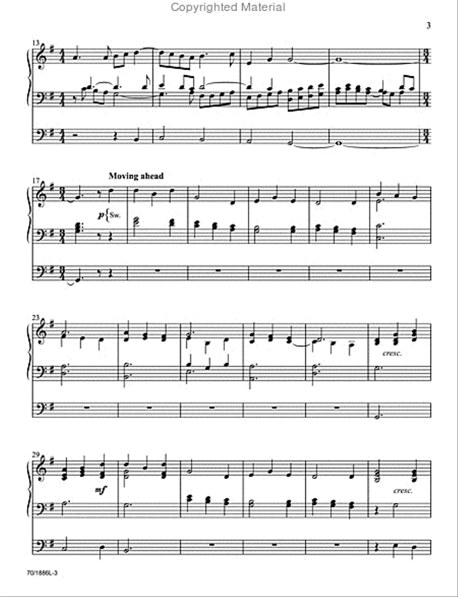 The Organist's Library, Vol. 56 Organ Solo scores gallery preview page 3
