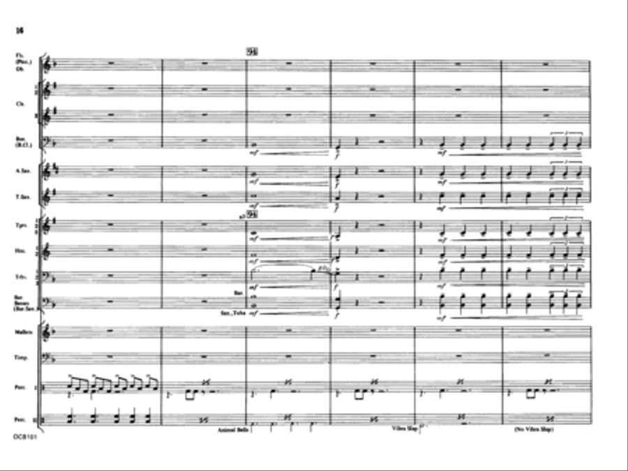 Mazama Concert Band scores gallery preview page 15