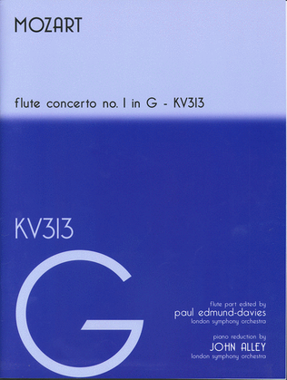 Book cover for Flute Concerto in G - KV313