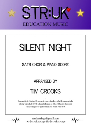 Silent Night (STR:UK Strings) Choir Score