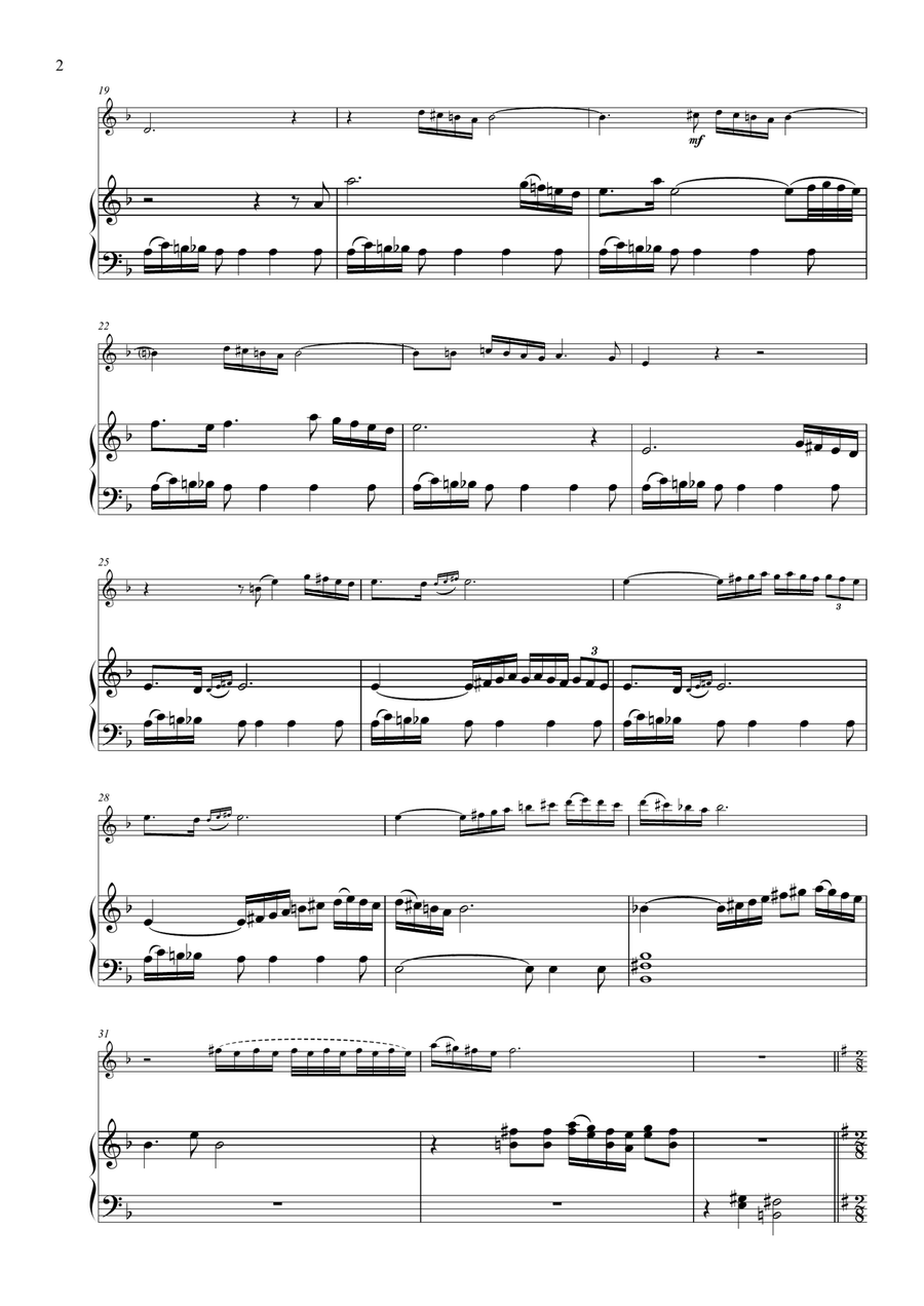DOJRANKA - Suite for flute and piano from the Ballet Labin i Dojrana Flute Solo scores gallery preview page 3