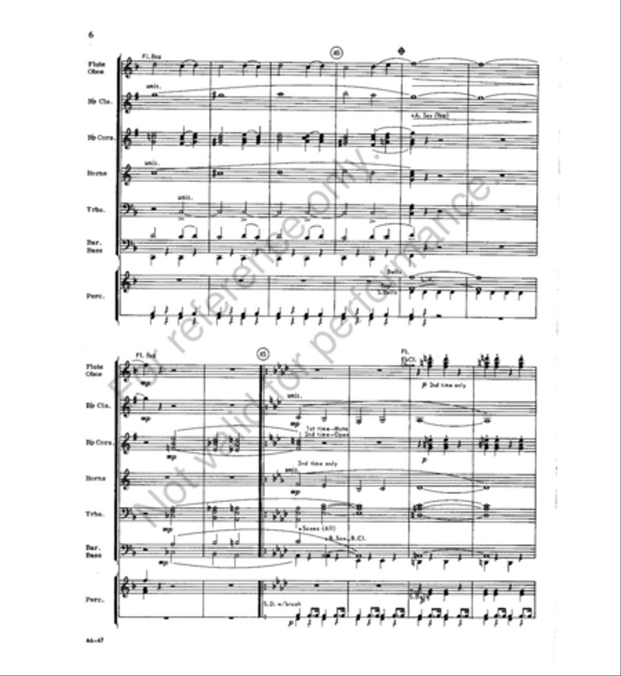 Three Christmas Miniatures Concert Band scores gallery preview page 5