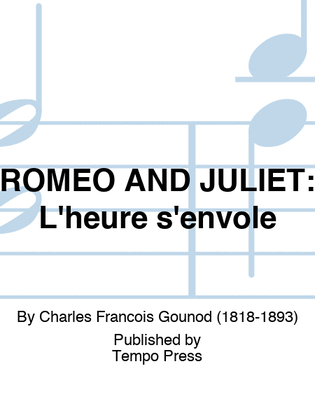 Book cover for ROMEO AND JULIET: L'heure s'envole
