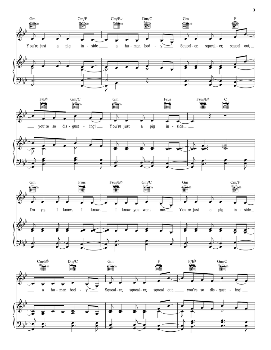 Swine Swine Acoustic Guitar scores gallery preview page 3