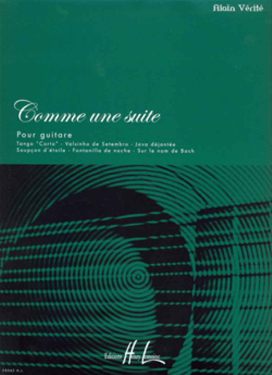 Comme Une Suite Acoustic Guitar scores gallery preview page 1