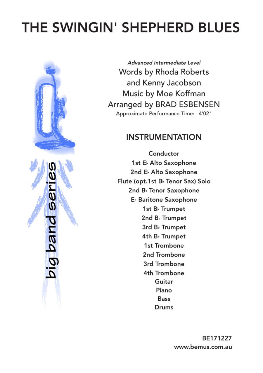 The Swingin' Shepherd Blues Jazz Ensemble scores gallery preview page 1