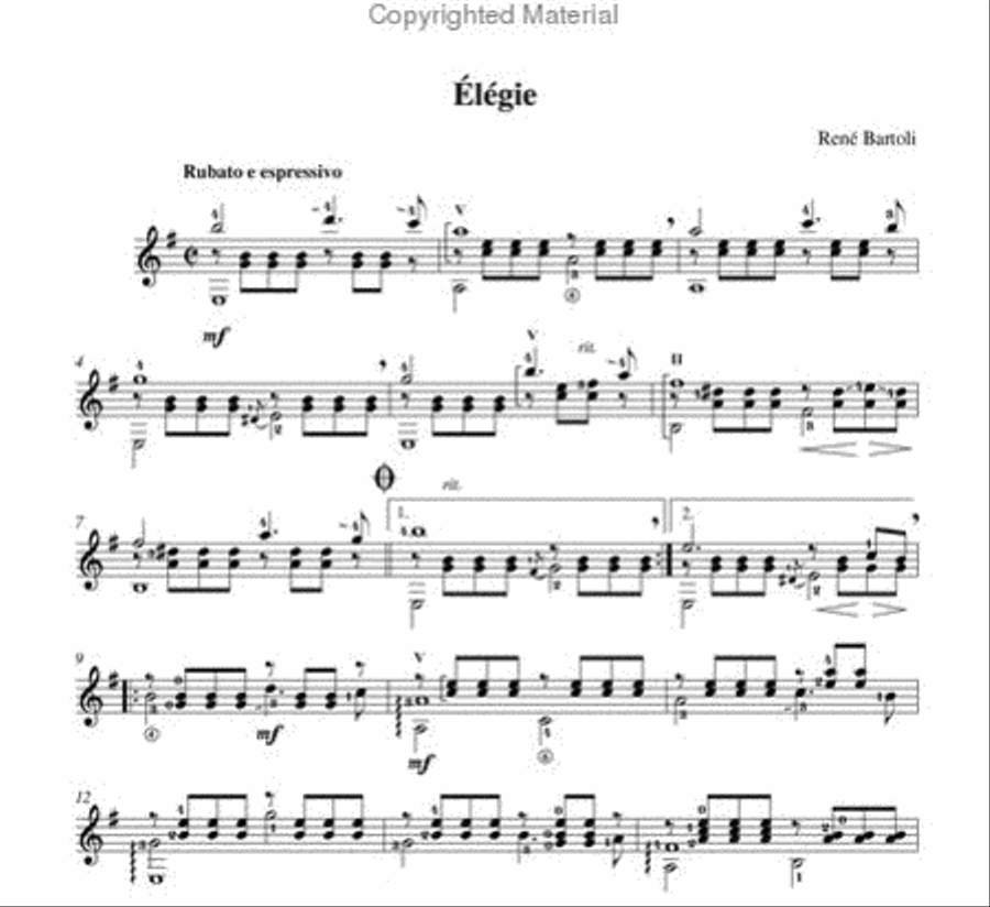 Réminiscences Classical Guitar scores gallery preview page 2
