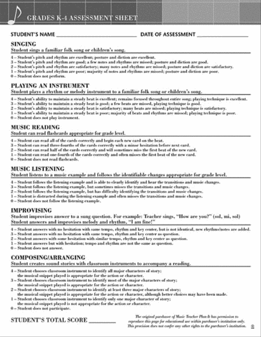 Music Teacher Plan-It Choir scores gallery preview page 4