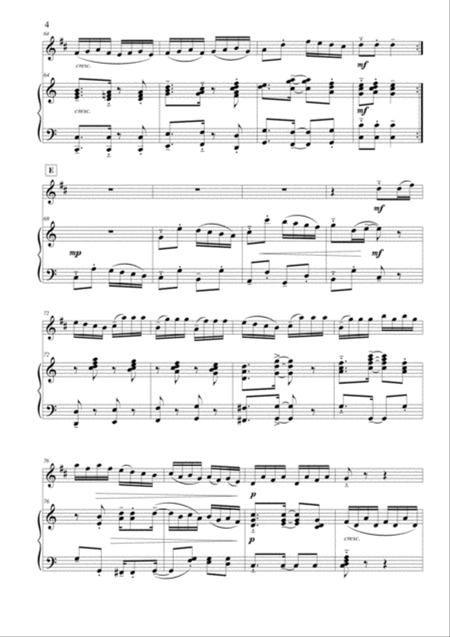 O Carolan's Concerto O Carolan's Concerto Clarinet Solo scores gallery preview page 5