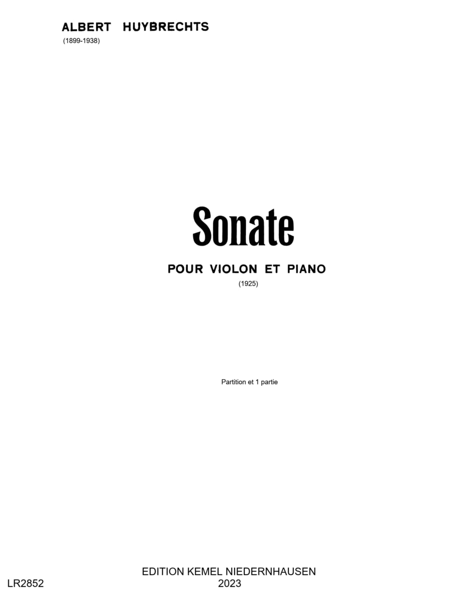 Sonate Piano scores gallery preview page 1