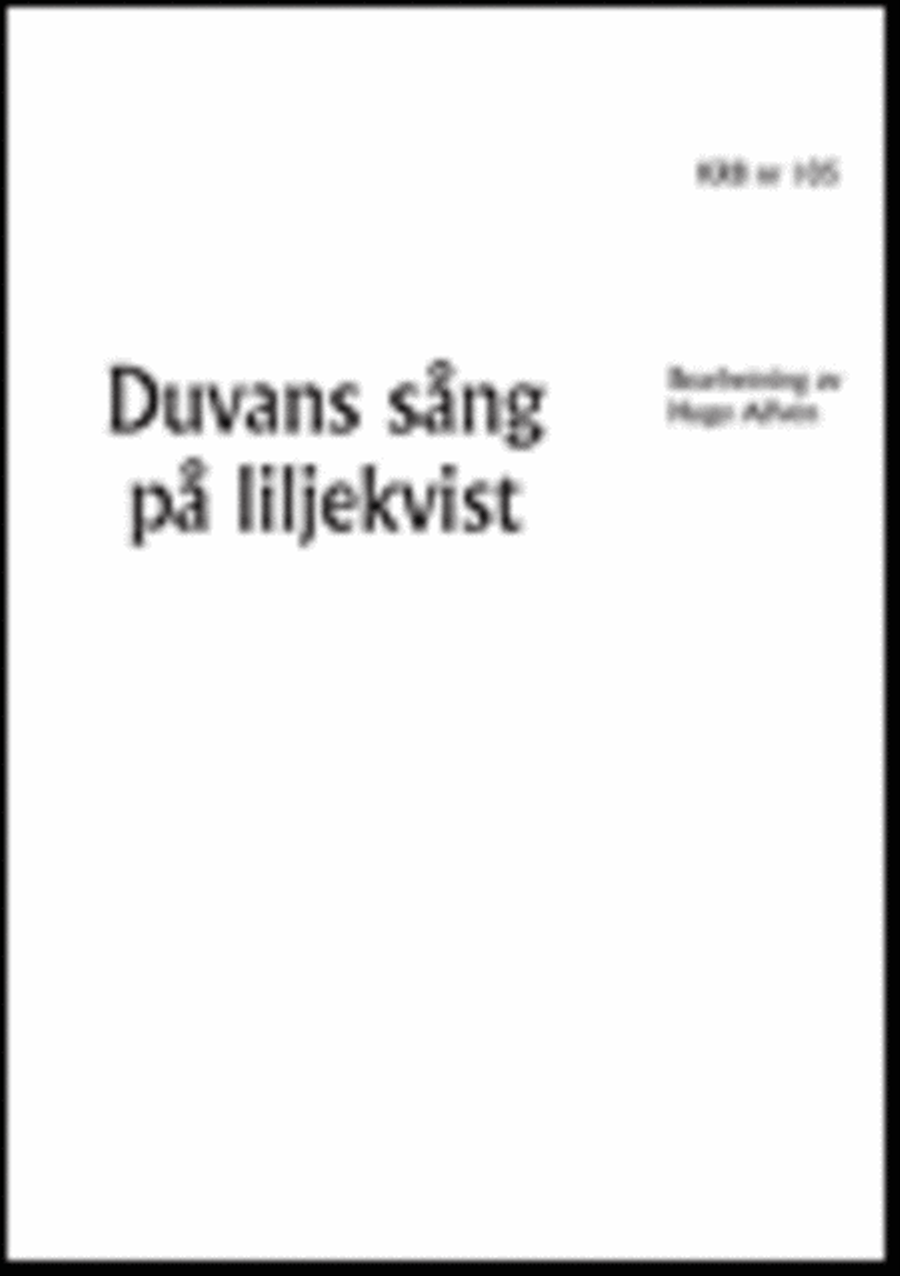 Duvans sang pa liljekvist Choir scores gallery preview page 1