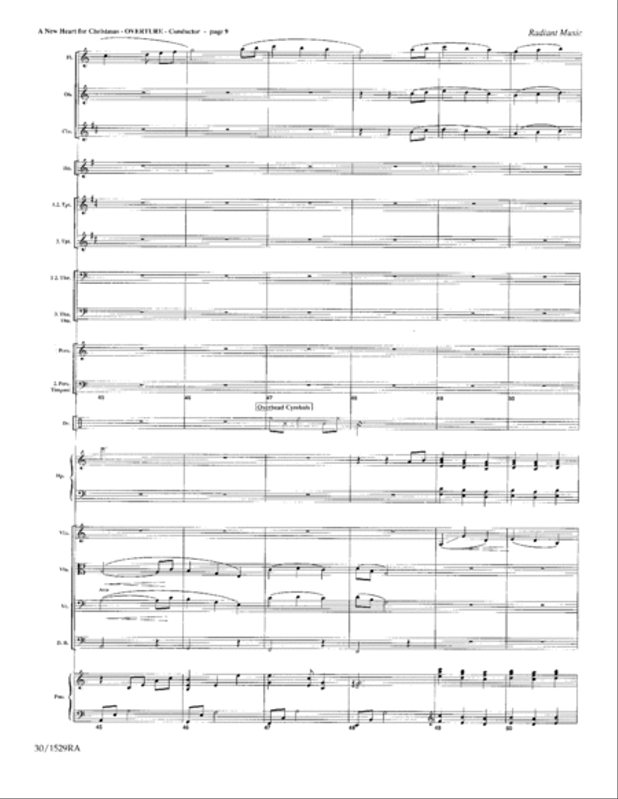 A New Heart for Christmas - Orchestration Choir scores gallery preview page 10
