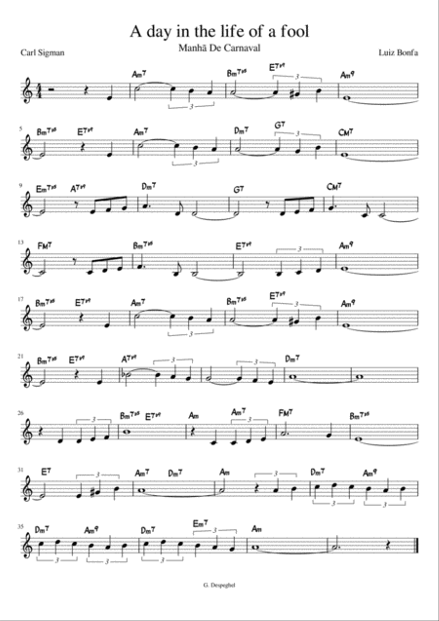 My favorite song of the world Voice scores gallery preview page 4
