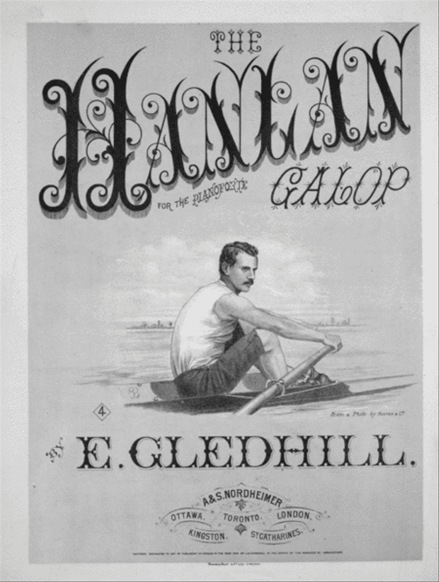 The Hanlan Galop Piano Solo scores gallery preview page 1
