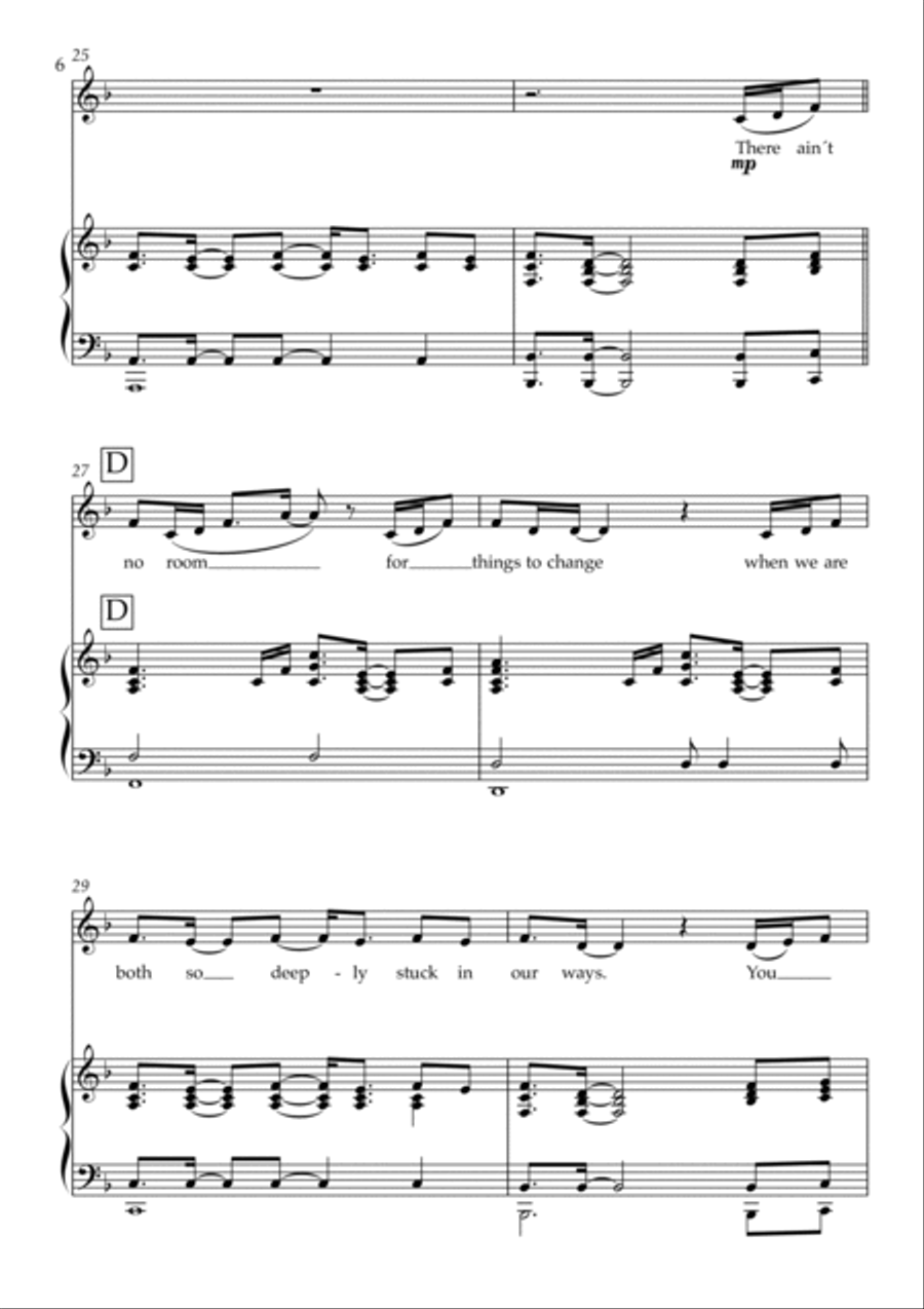 Easy On Me Voice scores gallery preview page 6