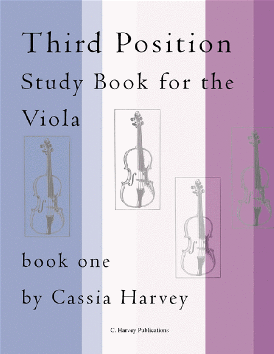 Third Position Study Book for the Viola Viola scores gallery preview page 1