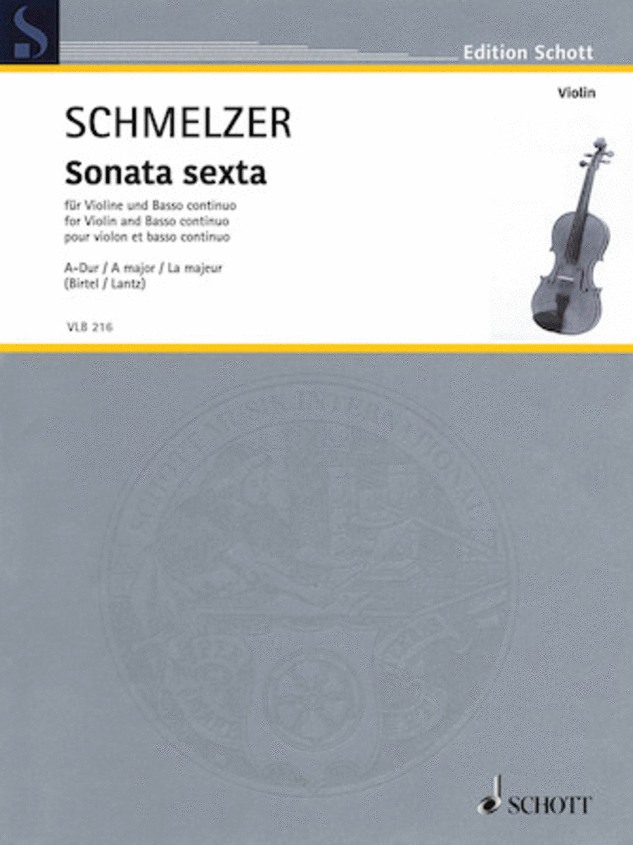 Sonata Sexta Violin Solo scores gallery preview page 1
