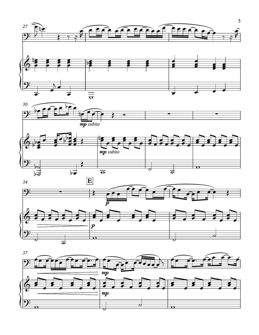 Warrior Piano scores gallery preview page 5