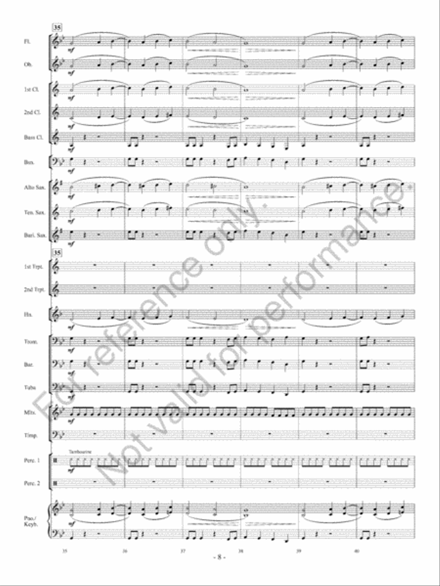Argosy Concert Band scores gallery preview page 9