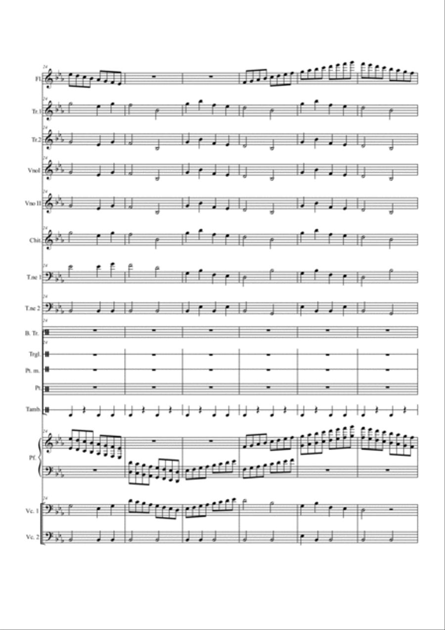 The Great Gate of Kiev - La grande porta di Kiev Large Ensemble scores gallery preview page 4
