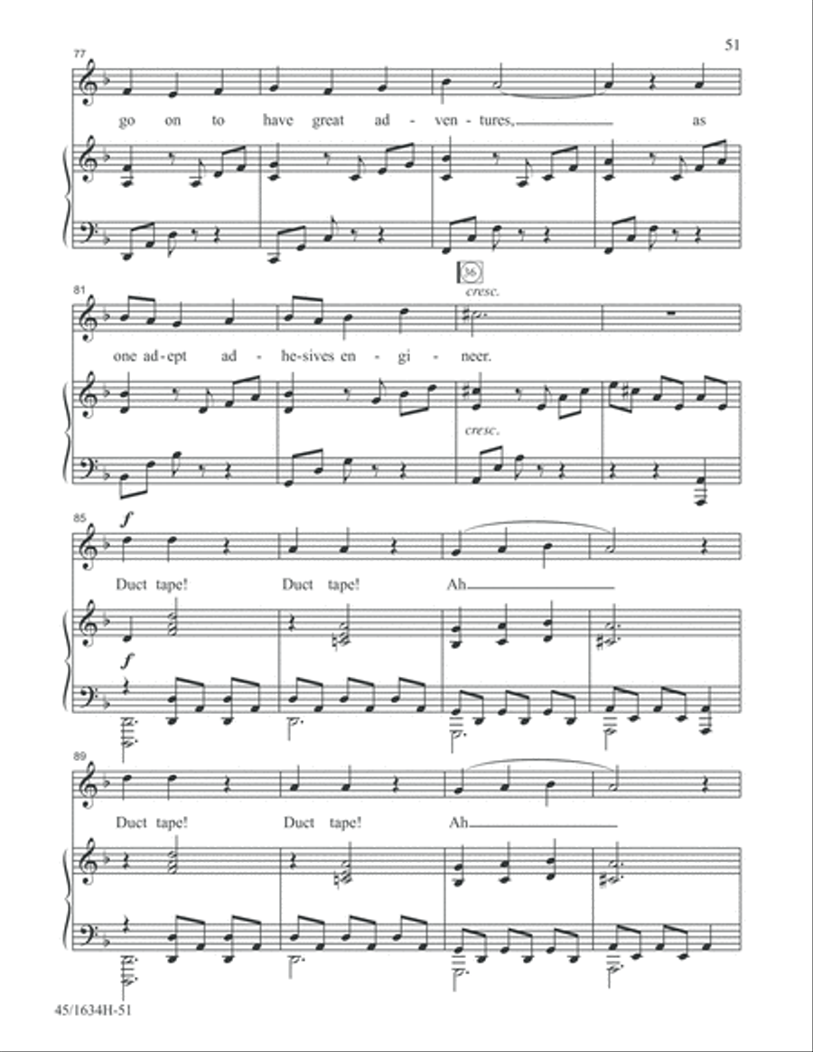 Together Together Unison Choir scores gallery preview page 51