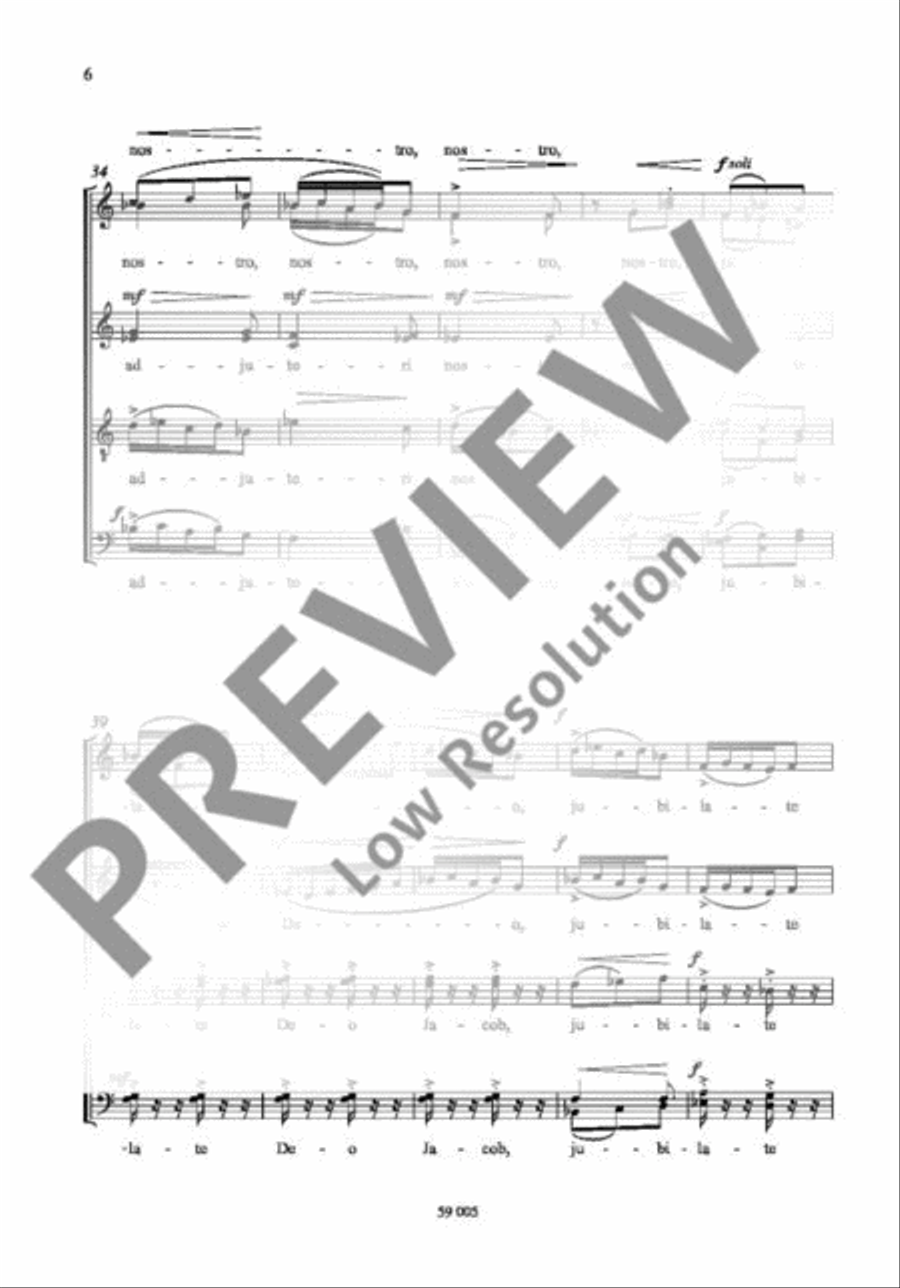 Exultate Deo SSAATTBB scores gallery preview page 7