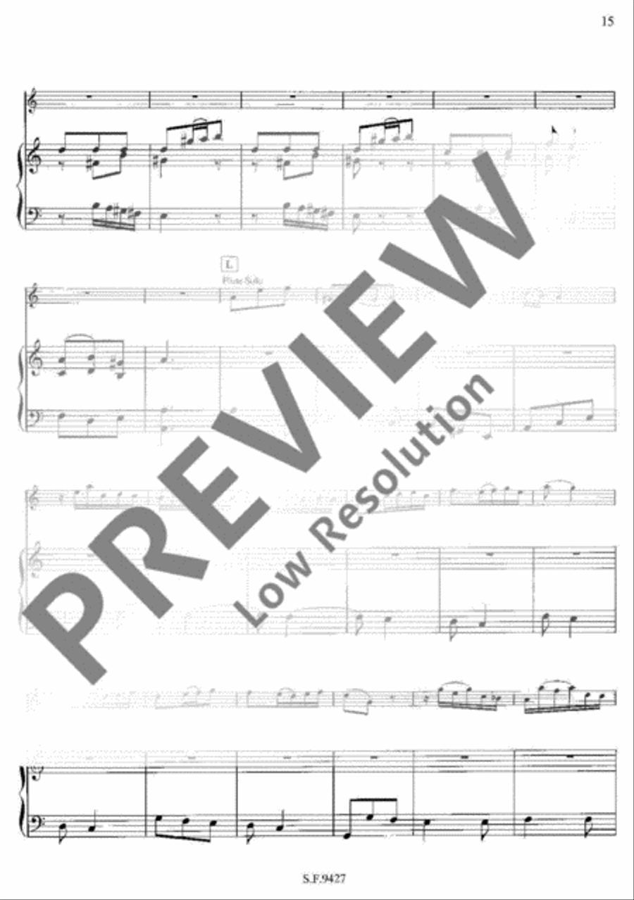 Concerto No. 16 A minor Concerto No. 16 A minor Flute scores gallery preview page 16