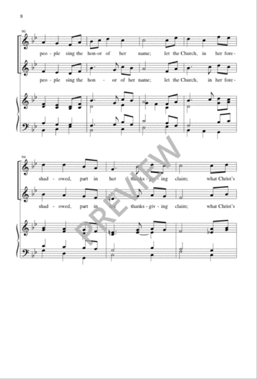 Annunciation Carol Annunciation Carol 4-Part scores gallery preview page 9