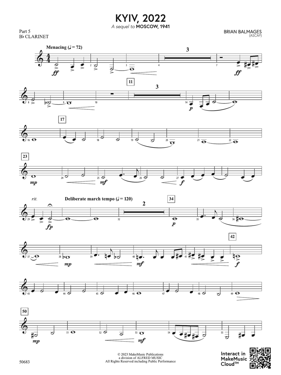 Kyiv, 2022: Part 5 - B-flat Clarinet