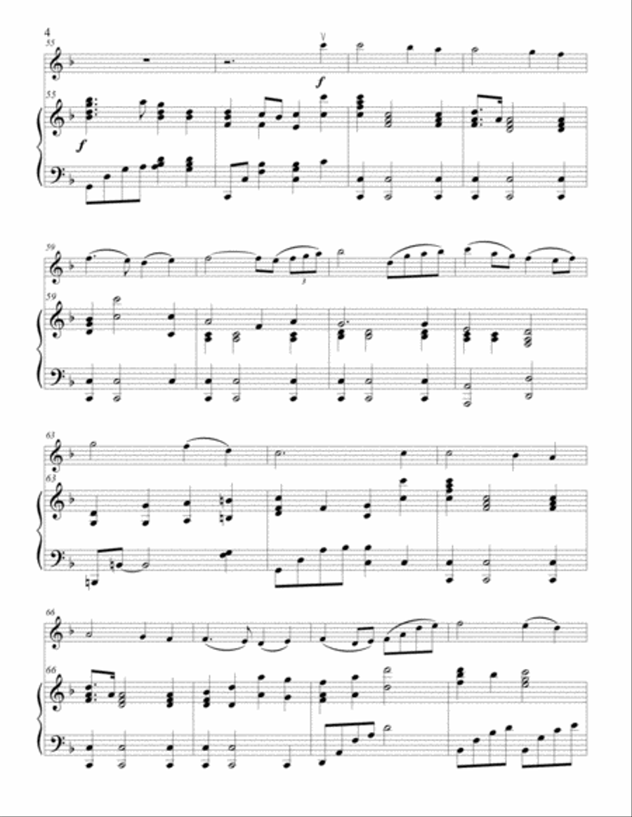 Hiding in Thee Violin Solo scores gallery preview page 4