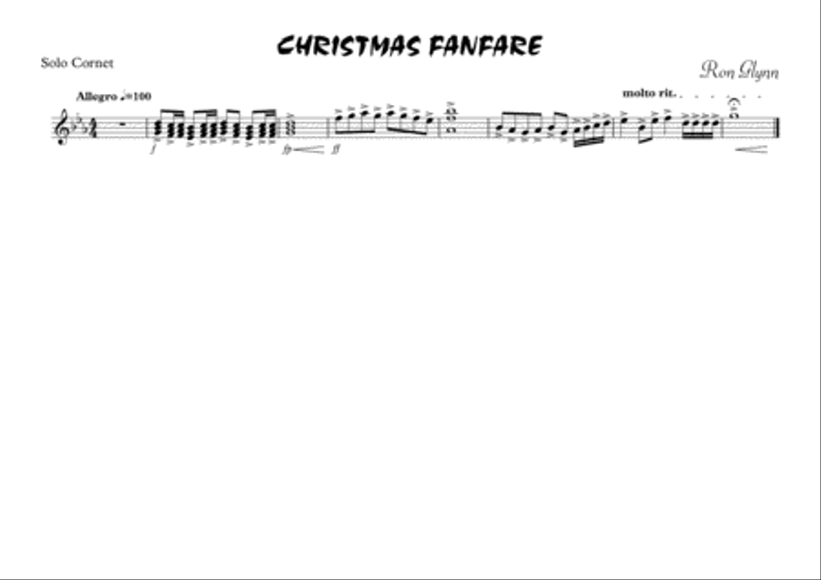 Christmas Fanfare Brass Ensemble scores gallery preview page 3