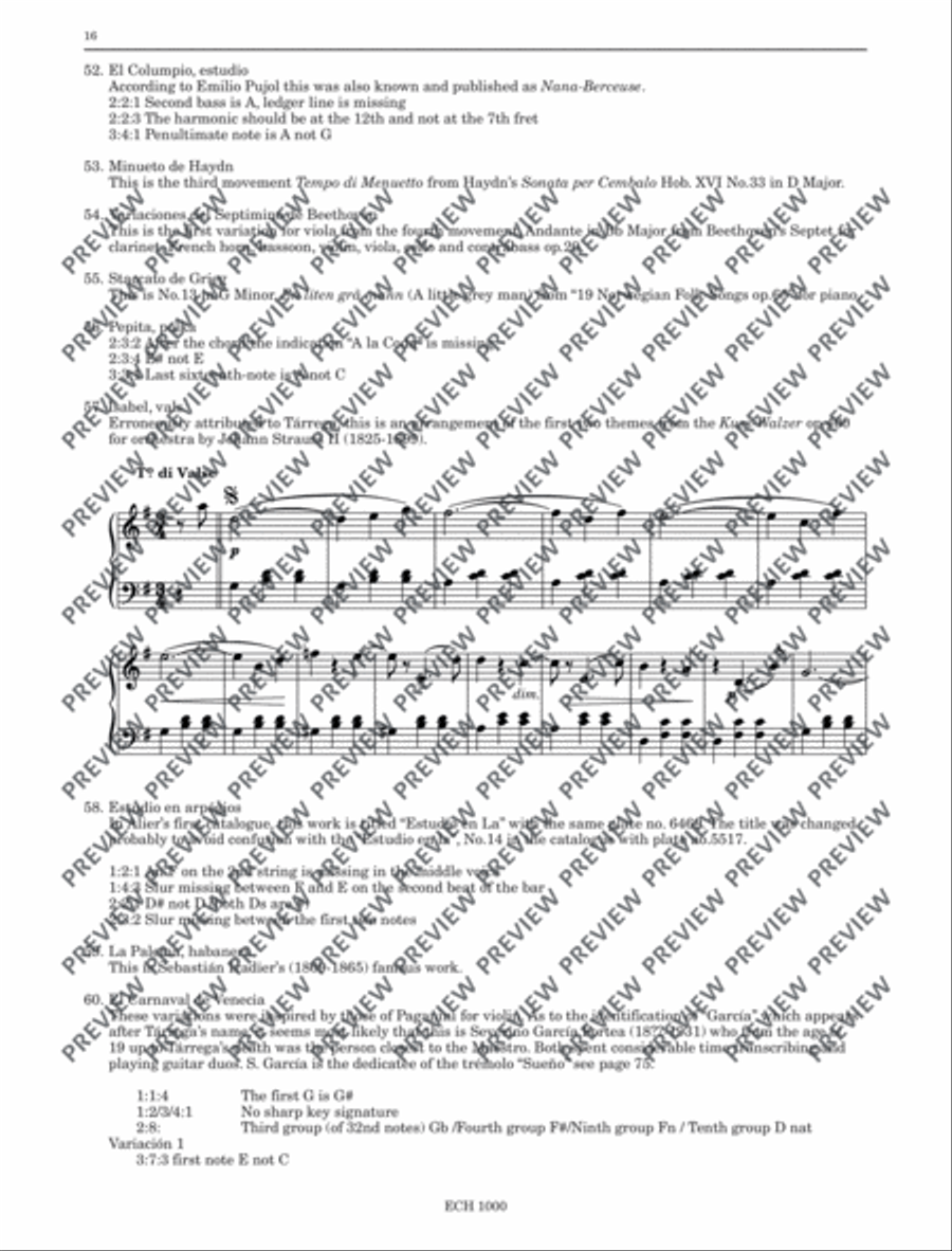 Collected Guitar Works: The Early Spanish Editions Classical Guitar scores gallery preview page 17