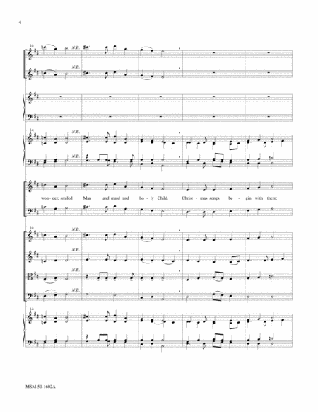 Sing the Songs of Bethlehem (Downloadable Full Score) image number null