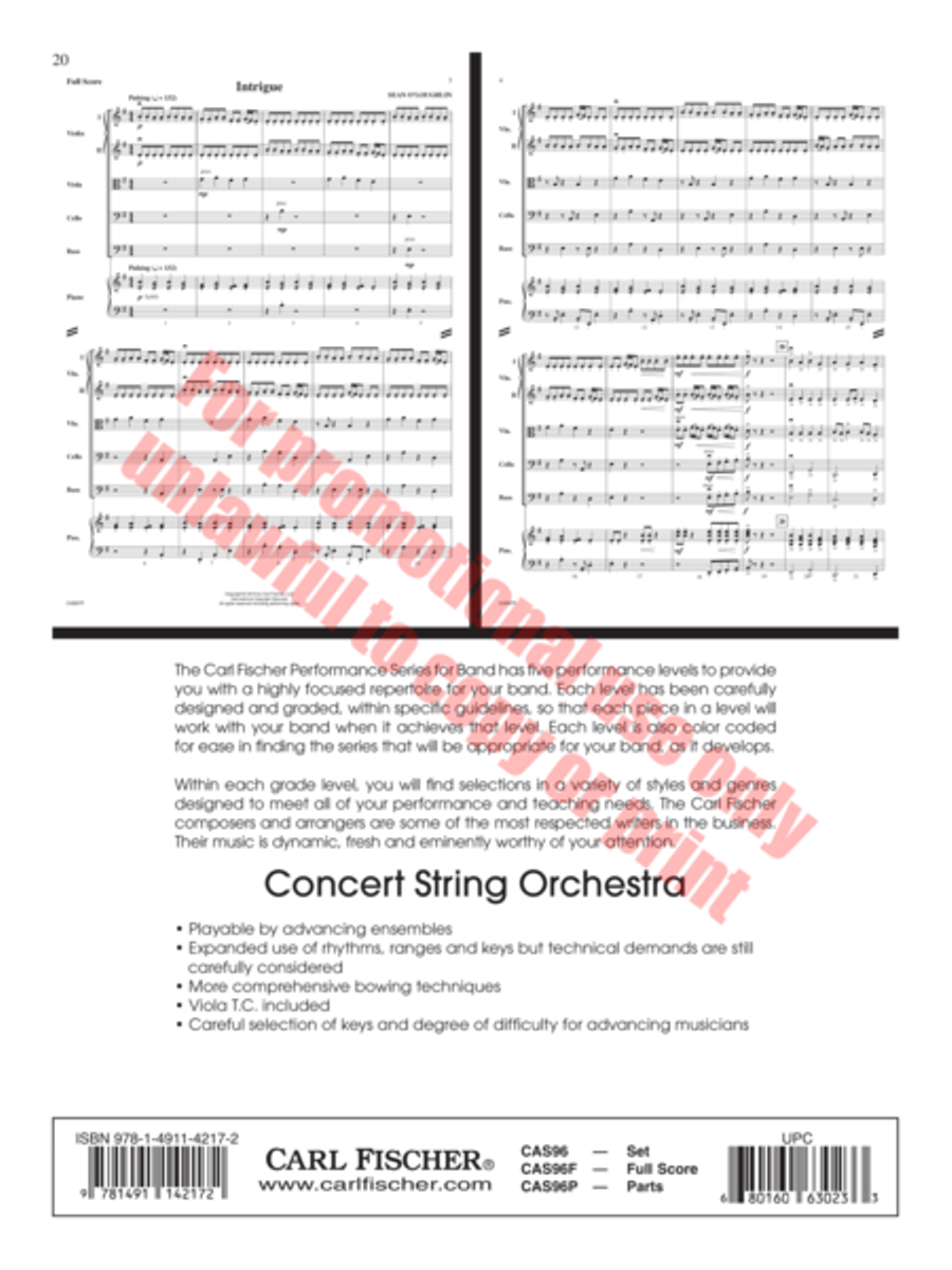 Reels and Reverie String Orchestra scores gallery preview page 21