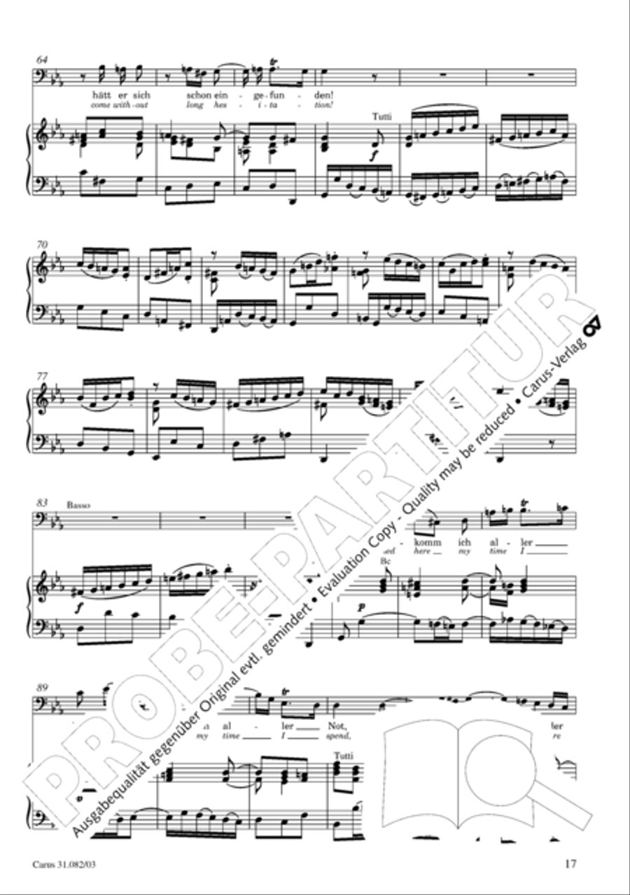 I have enough (Ich habe genung) Mezzo-Soprano Voice scores gallery preview page 20