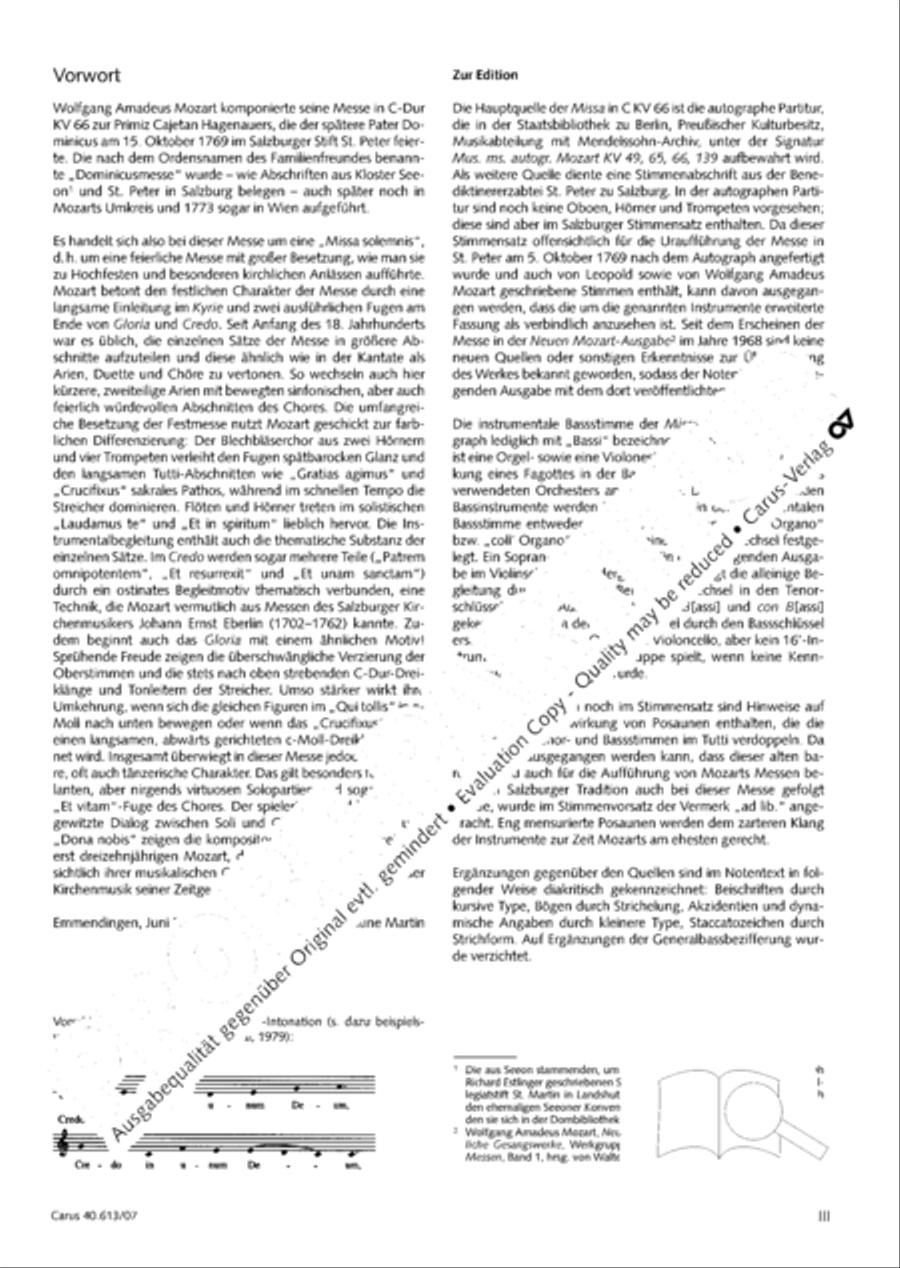 Mass in C (Missa in C) Mass in C (Missa in C) 4-Part scores gallery preview page 4
