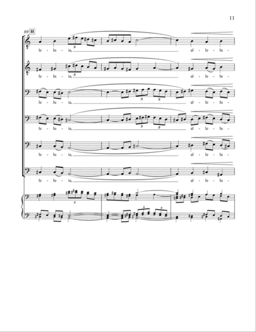 Carols Ancient and New: 3. Peace to All Life A Cappella scores gallery preview page 7