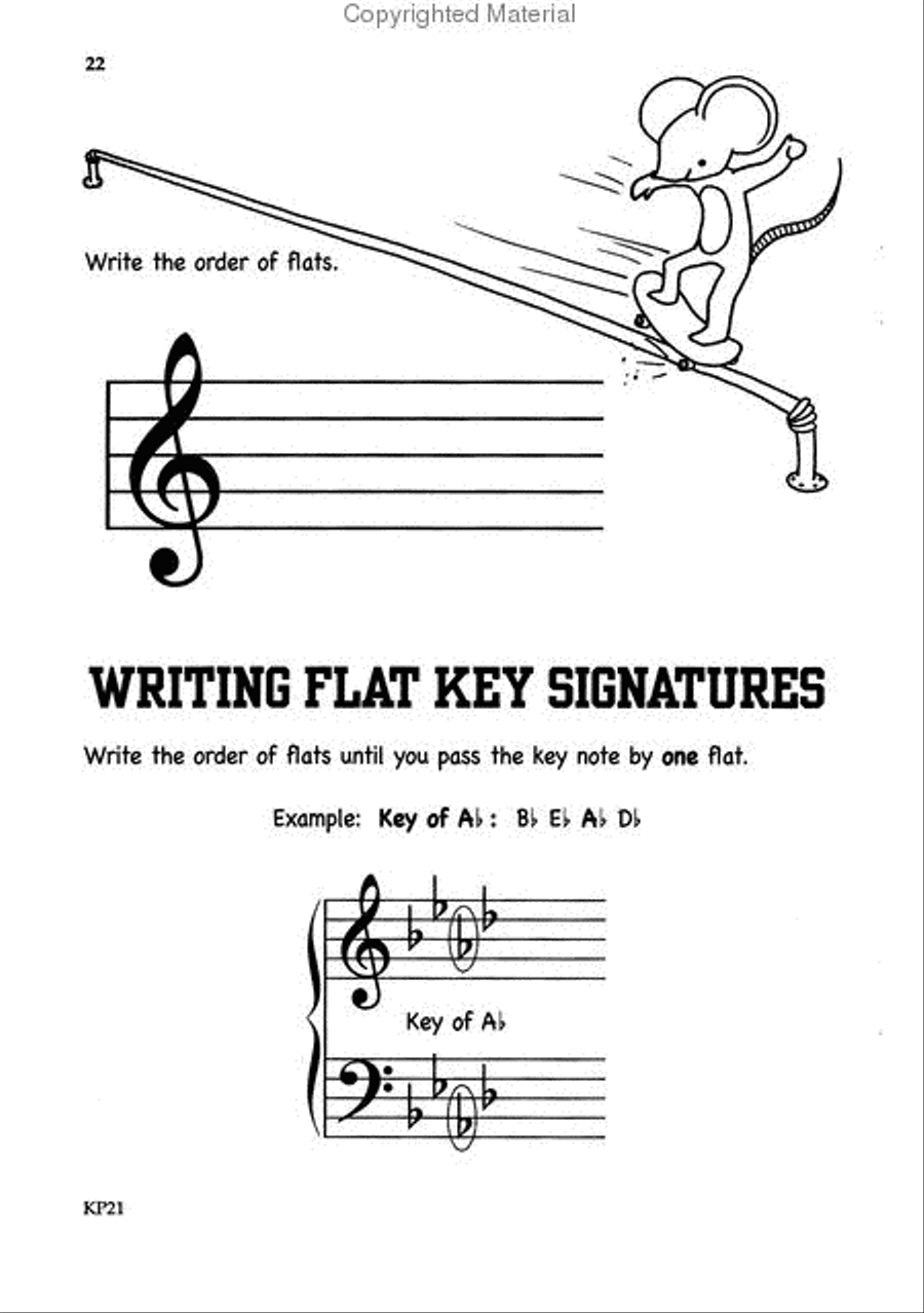 Bastien Theory Boosters: Major Key Signatures Piano Method scores gallery preview page 4