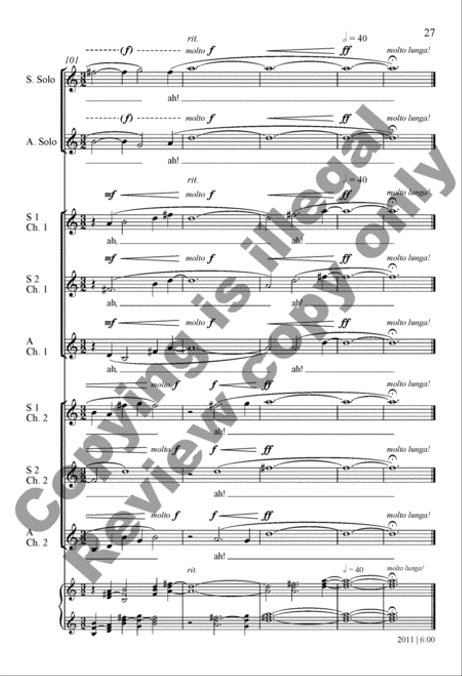 Dona nobis pacem SSA scores gallery preview page 46