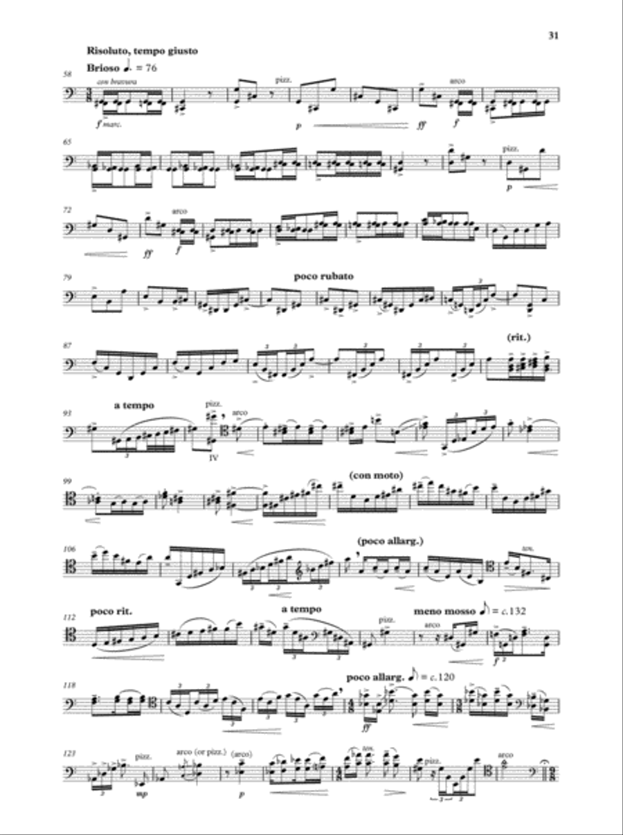 Cello Concerto Piano Accompaniment scores gallery preview page 6