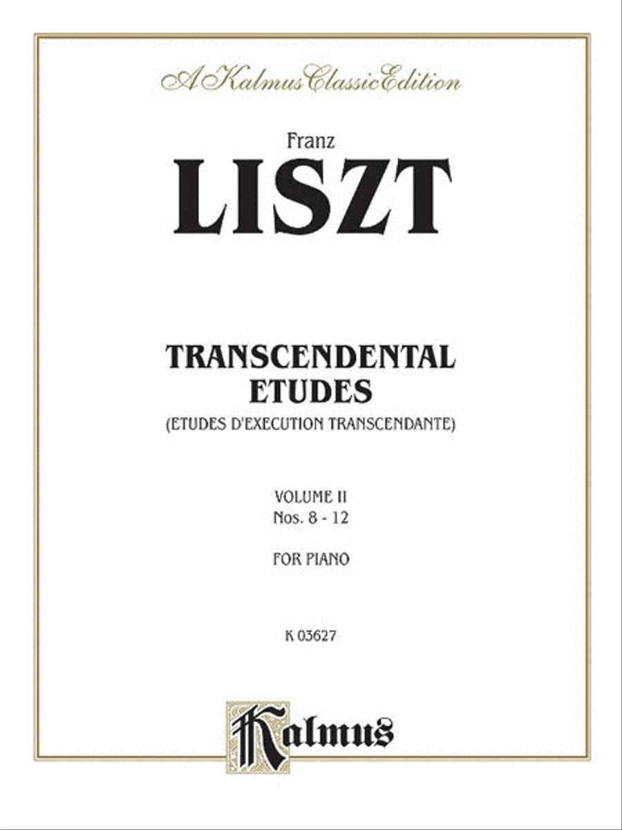 Transcendental Etudes, Volume 2