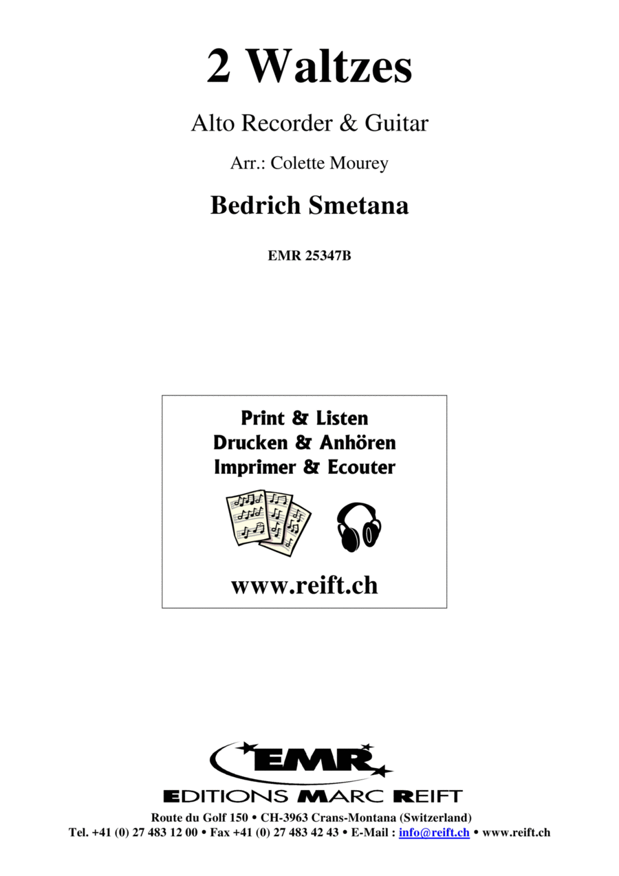 2 Waltzes 2 Waltzes Alto Recorder scores gallery preview page 1