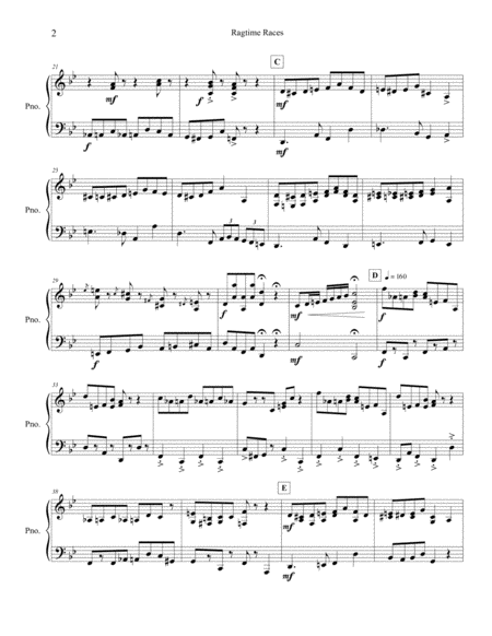 Ragtime Races (Piano solo) image number null
