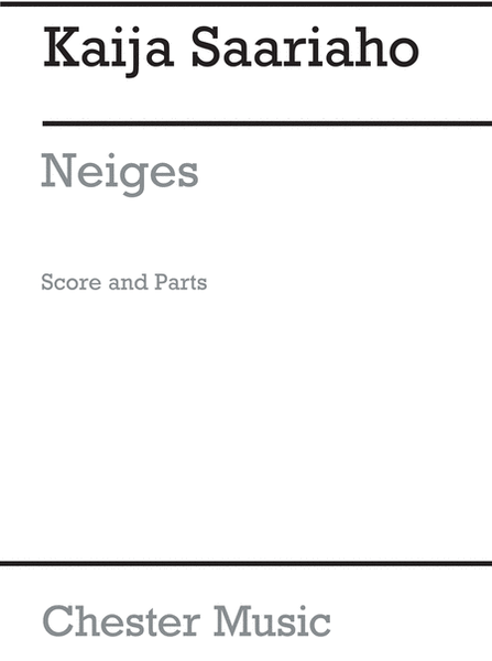 Neiges For Eight Cellos  Sheet Music