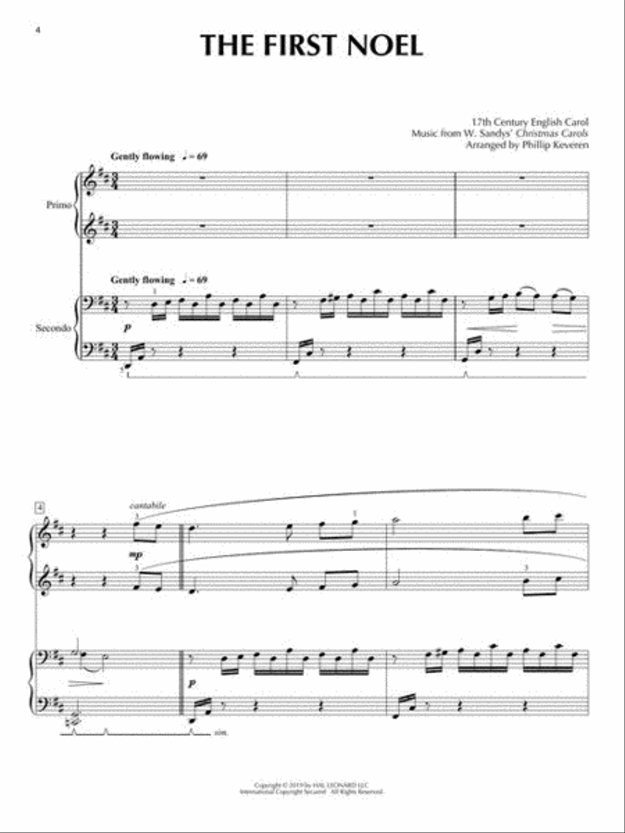Sacred Christmas Duets 1 Piano, 4-Hands scores gallery preview page 4
