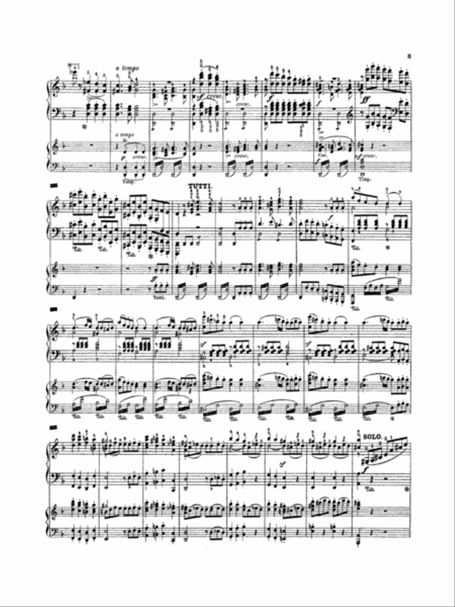 Mendelssohn: Piano Concerto No. 2 in D Minor, Op. 40 Piano scores gallery preview page 3