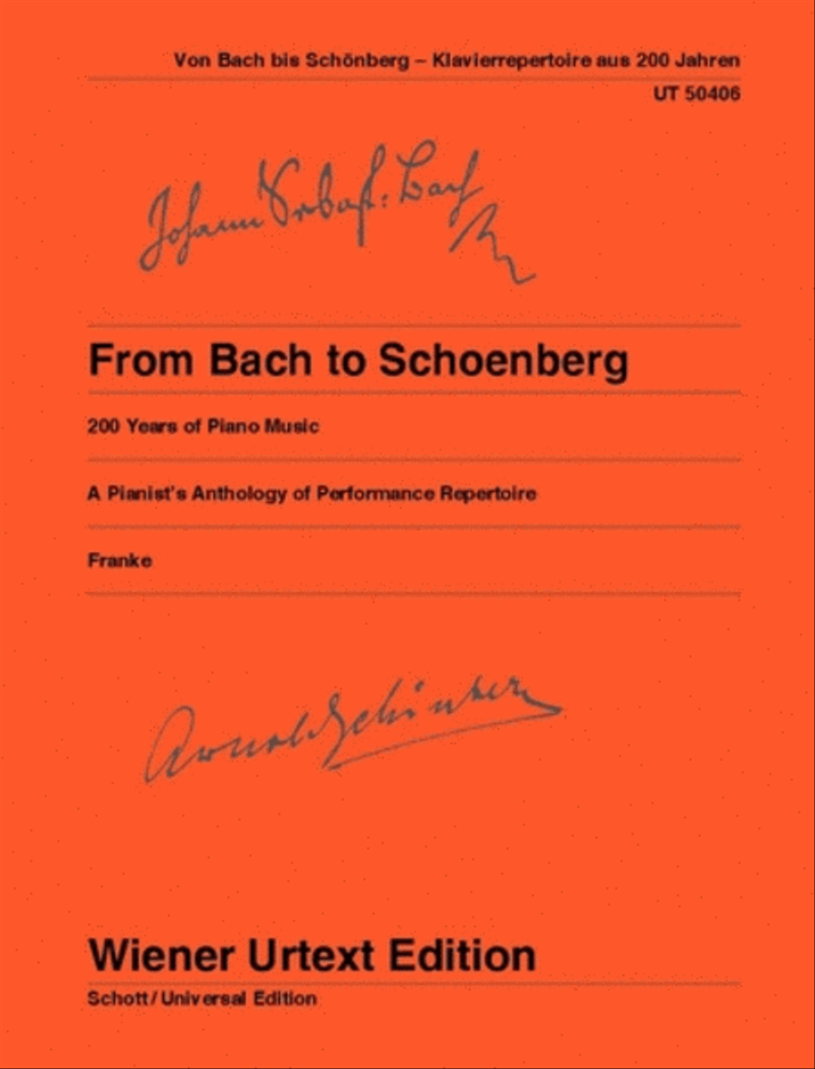 From Bach to Schoenberg