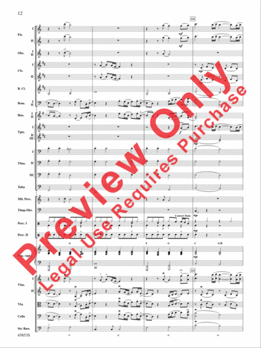 The Best of Bruno Mars Full Orchestra scores gallery preview page 12
