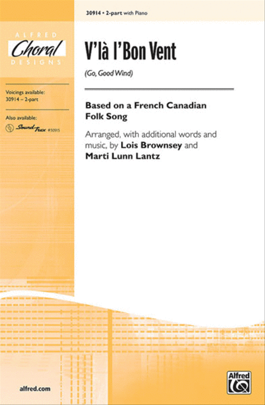 V'la l'Bon Vent 2-Part scores gallery preview page 1